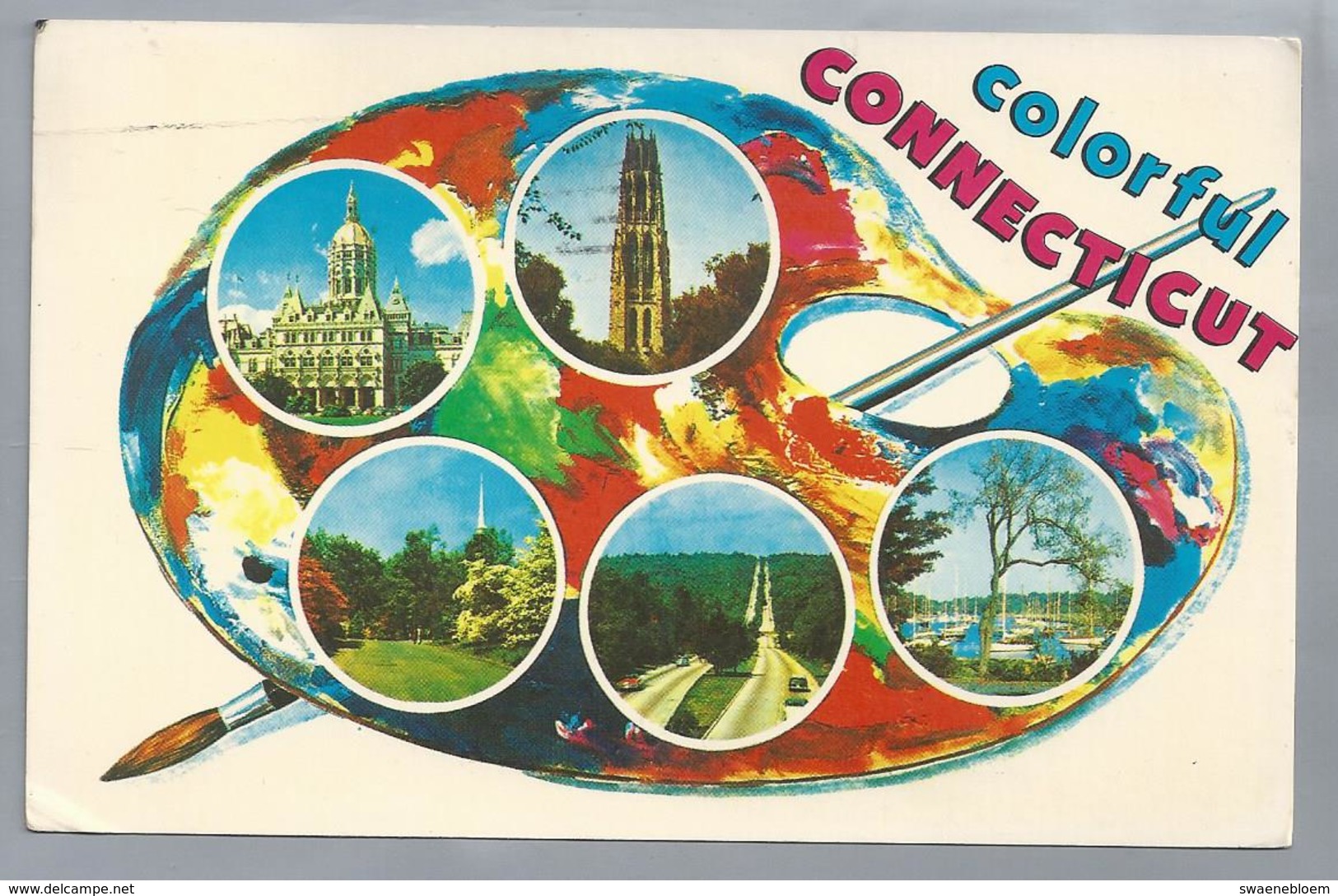 US.- CONNECTICUT. THE CONSTITUTION  STATE. HARTFORD. 1972. - Hartford