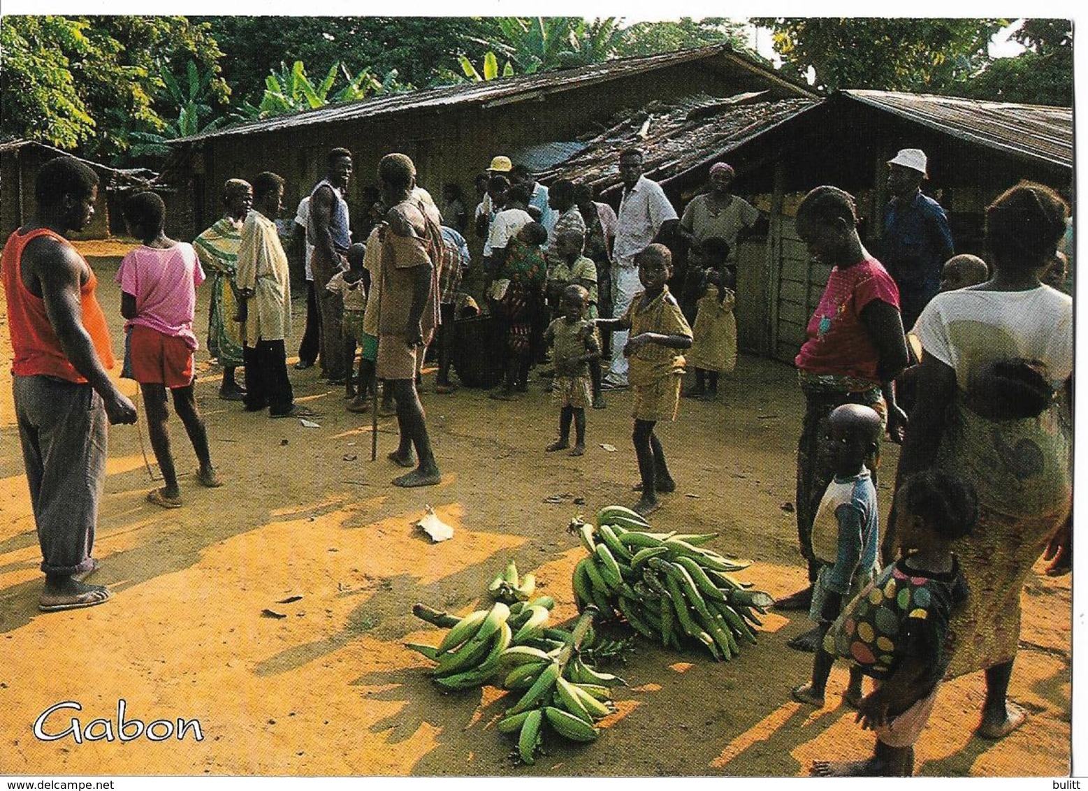 GABON - Vente De Bananes Au Village - Gabon