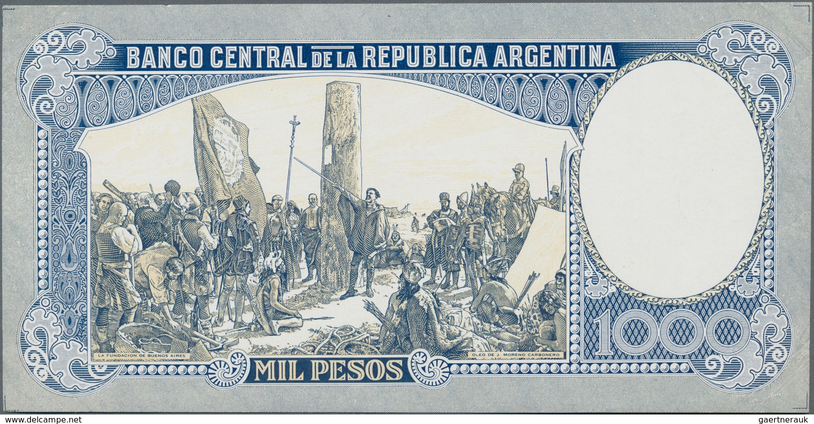 Argentina / Argentinien: Banco Central De La Republica Argentina Offset Printed Front And Reverse De - Argentina