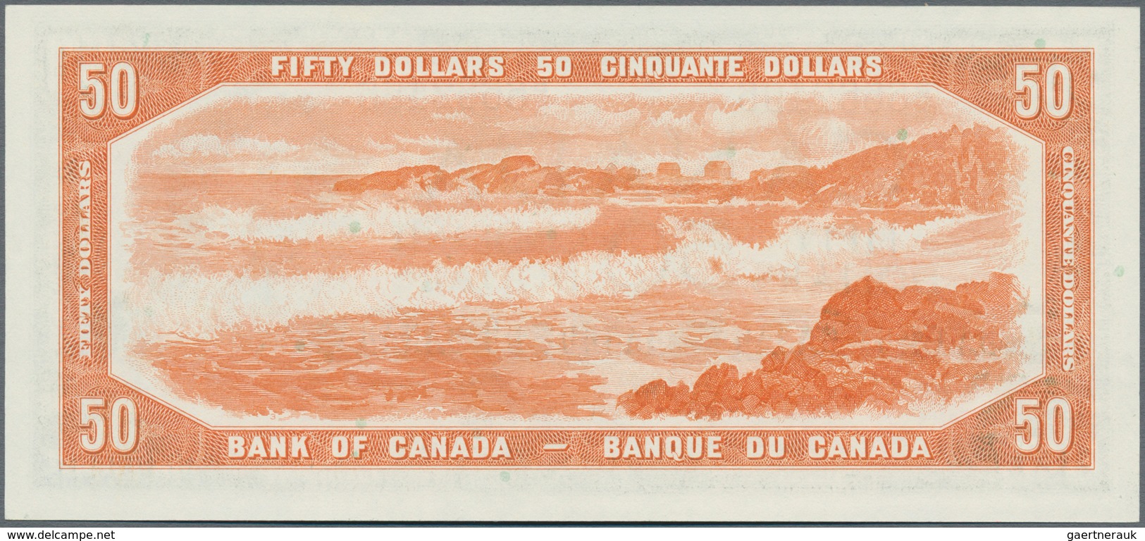 Canada: Bank Of Canada 50 Dollars 1954 With Signatures: Beattie & Rasminsky, P.82b, Perfect Conditio - Canada