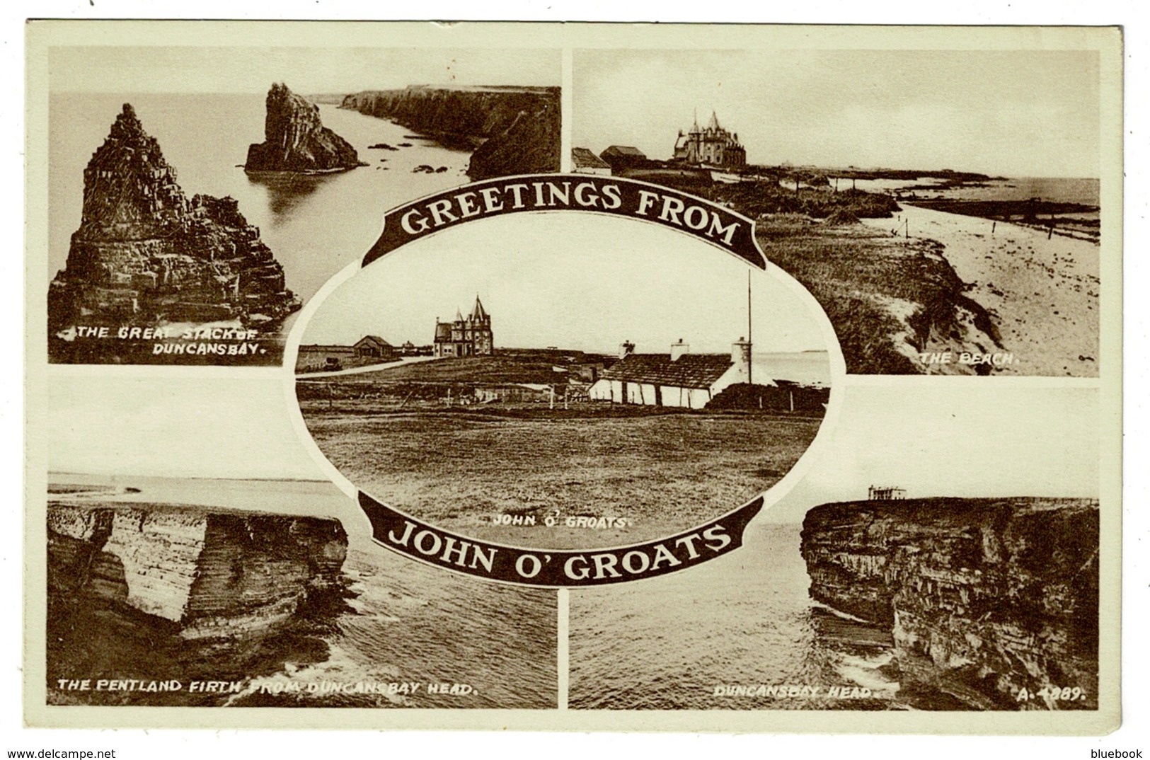 Ref 1358 - Multiview Postcard - John O' Groats - Caithness Scotland - Caithness