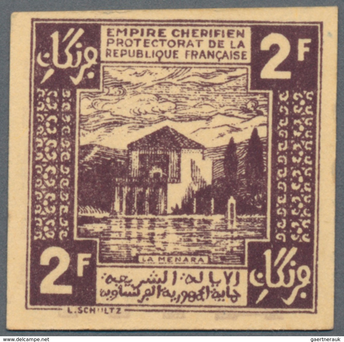 Morocco / Marokko: Empire Cherifien Set With 50 Centimes, 1 And 2 Francs 1944, P.41, 42, 43 In UNC C - Marocco