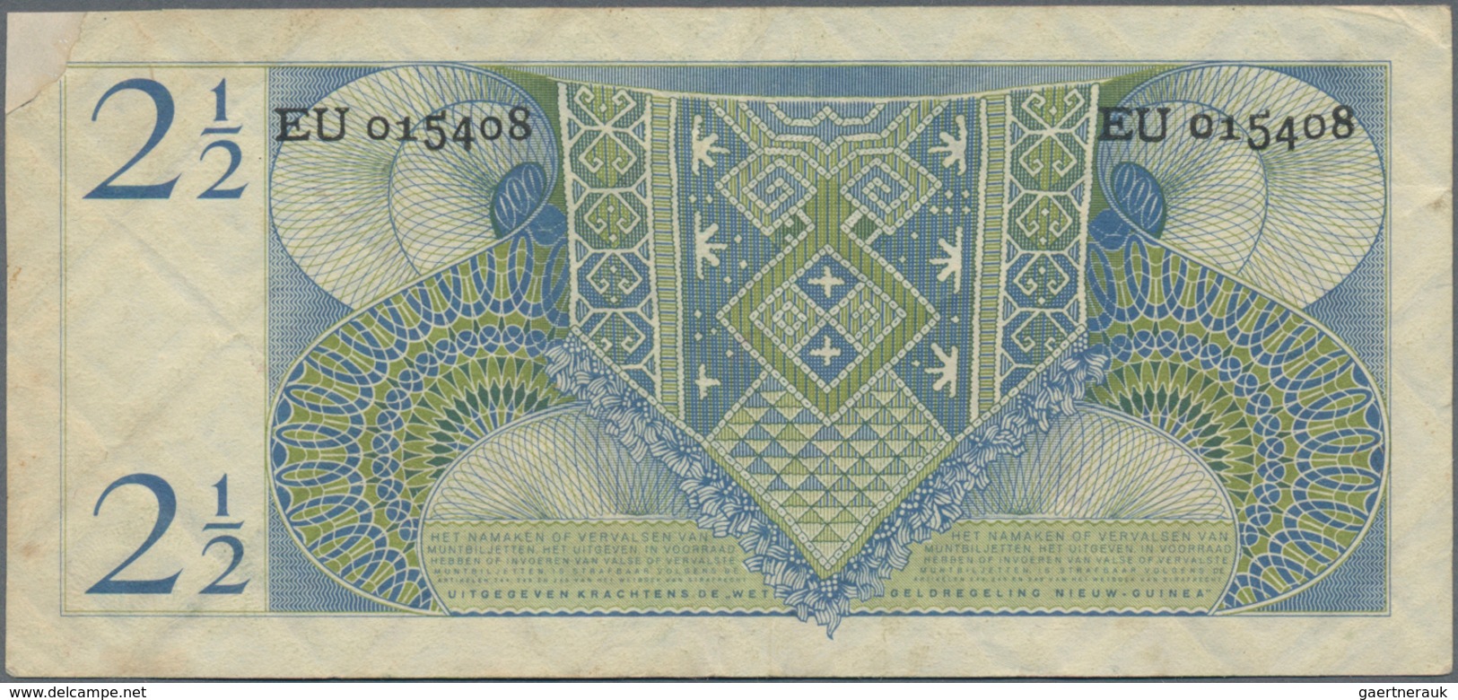 Netherlands New Guinea / Niederländisch Neu Guinea: Ministerië Van Overzeesche Rijksdelen 2 ½ Gulden - Papua-Neuguinea