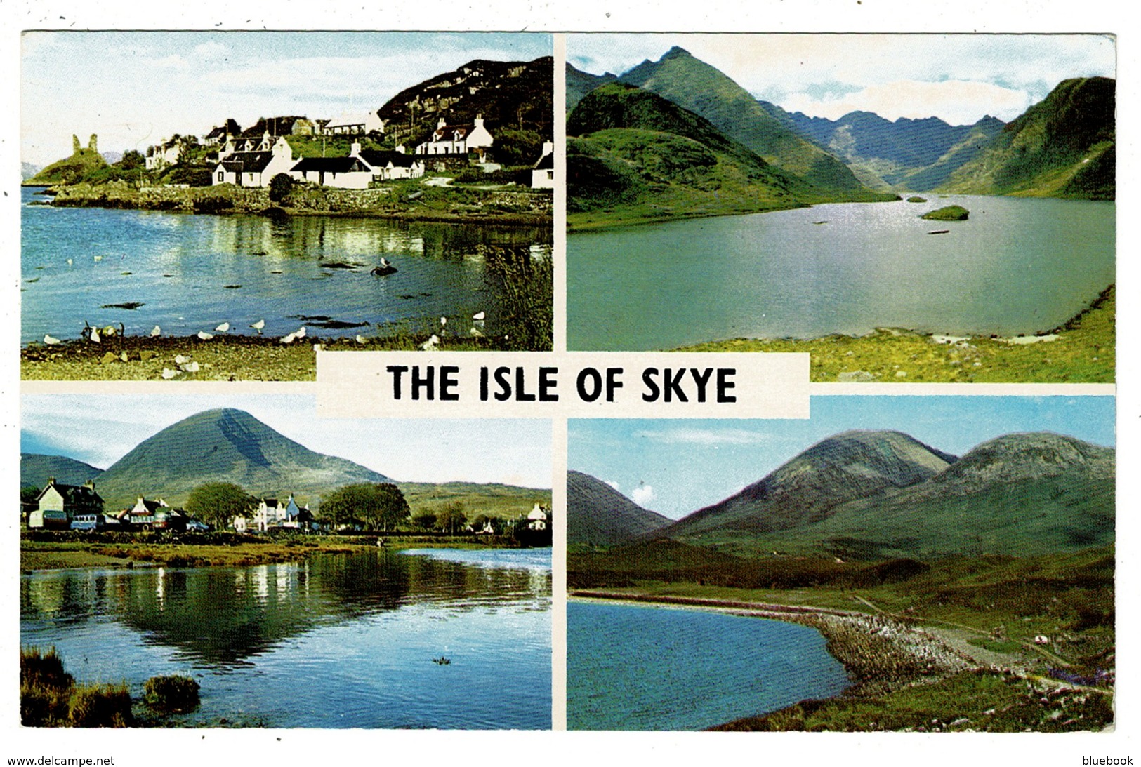 Ref 1358 - 1966 Multiview Postcard - Kyleakin - Broadford - Red Hills Isle Of Skye Scotland - Inverness-shire