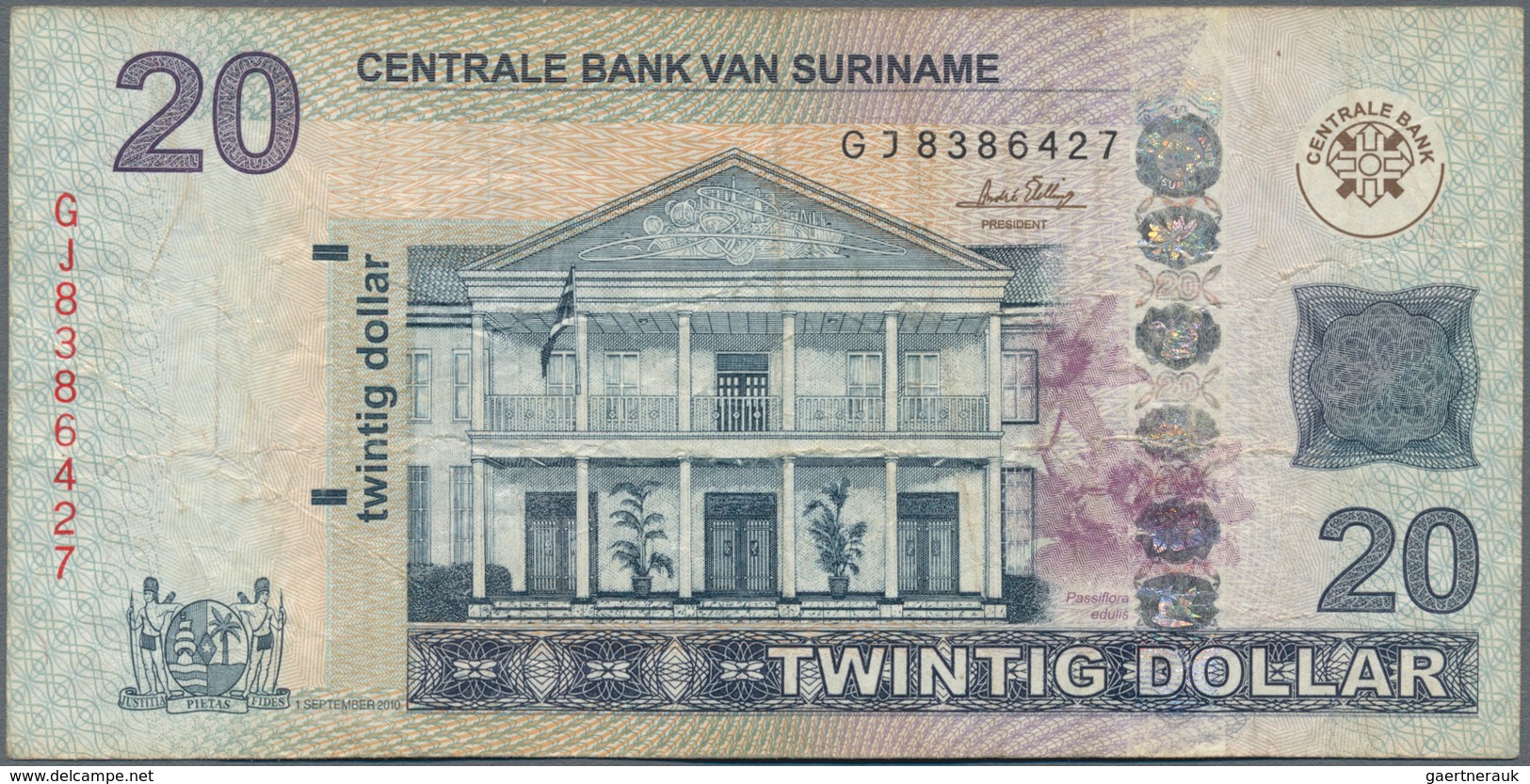 Suriname: Centrale Bank van Suriname nice lot with 13 banknotes, comprising 2x 1 Gulden 1963 (F), 4x