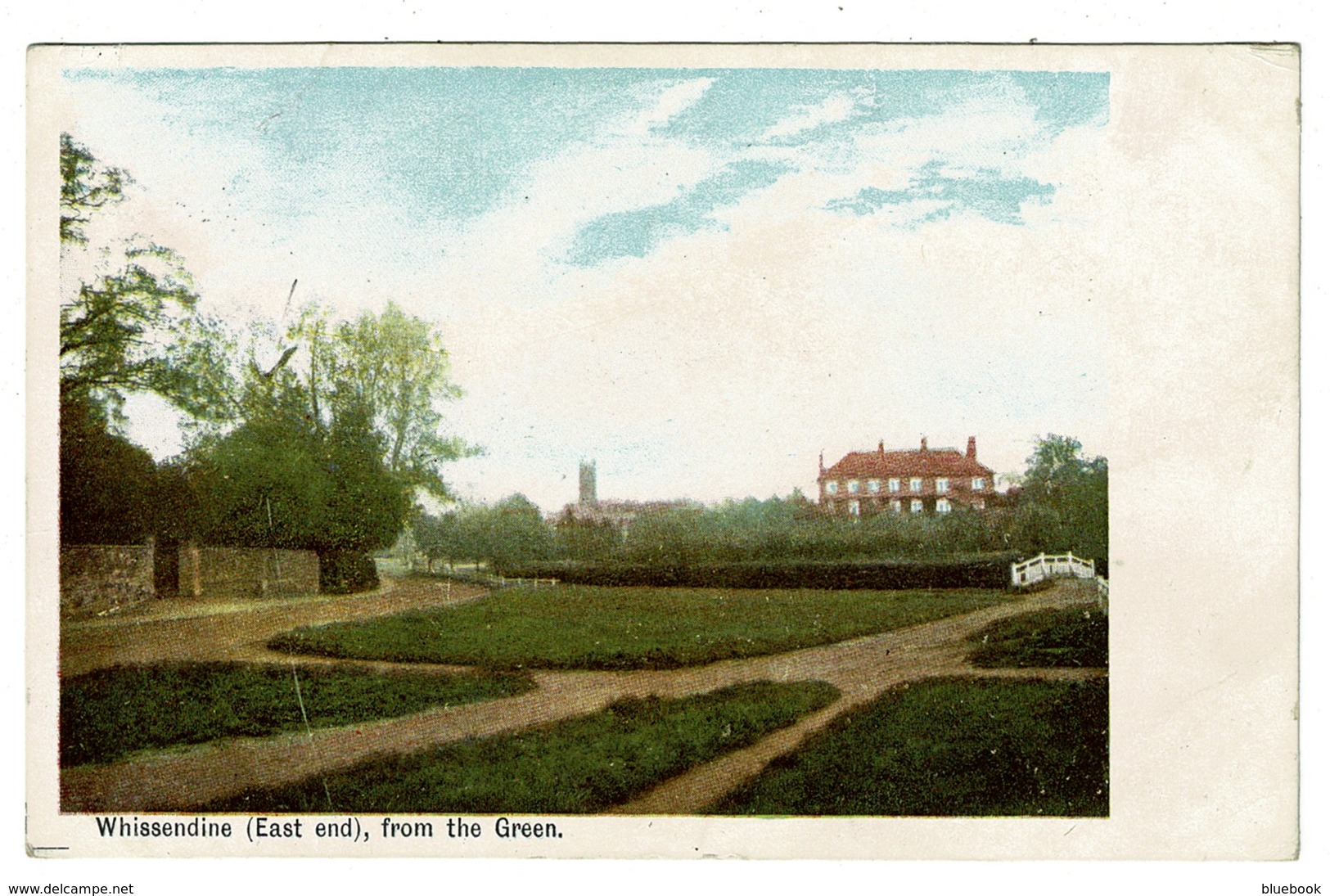 Ref 1358 - 1909 Postcard - Whissendine From The Green - Rutland - Rutland