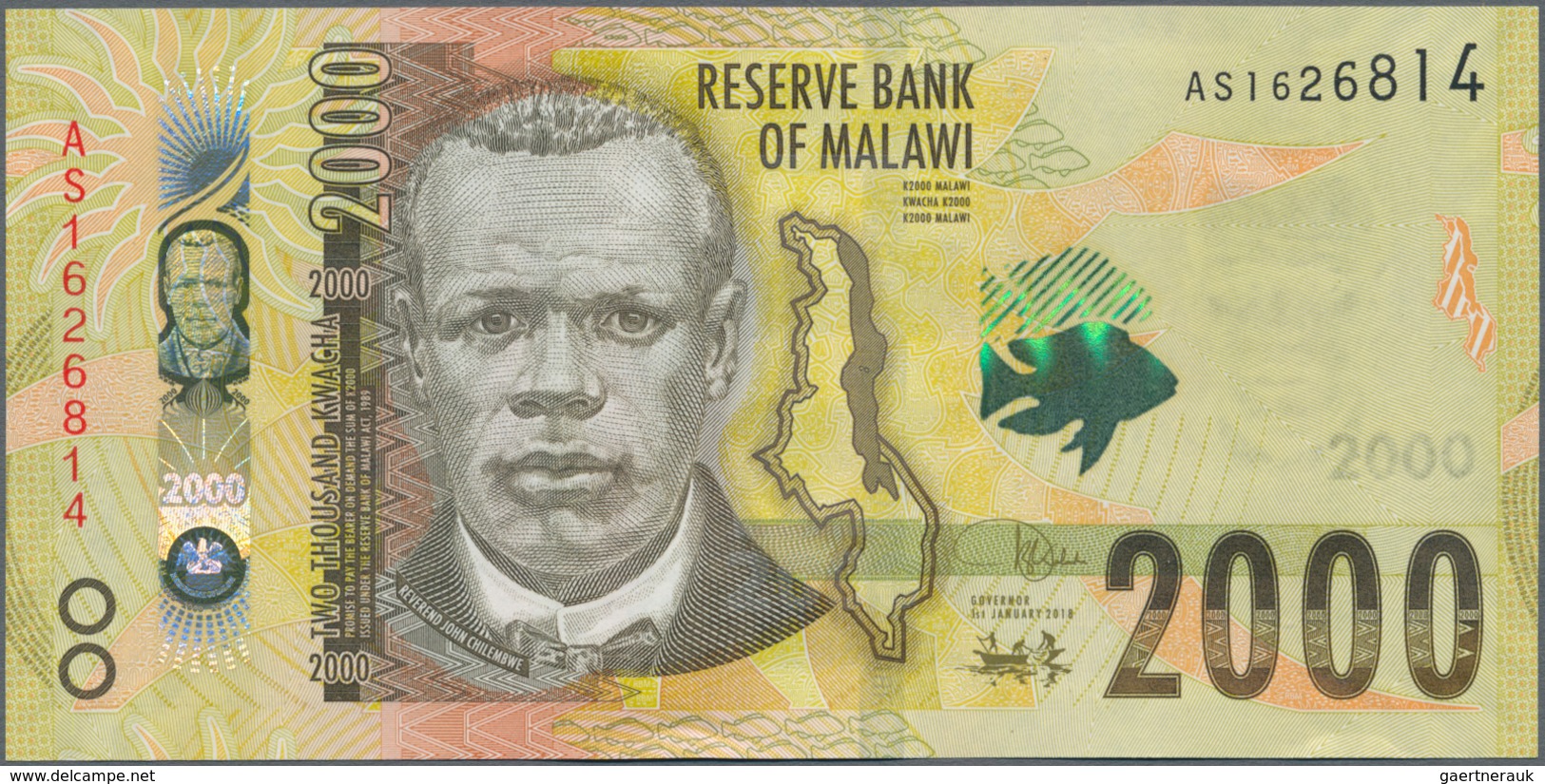 Malawi: Giant Lot With 3498 Banknotes Comprising 100x 5 Kwacha P.36a, 1206x 20 Kwacha P.57, 63a,b,c, - Malawi