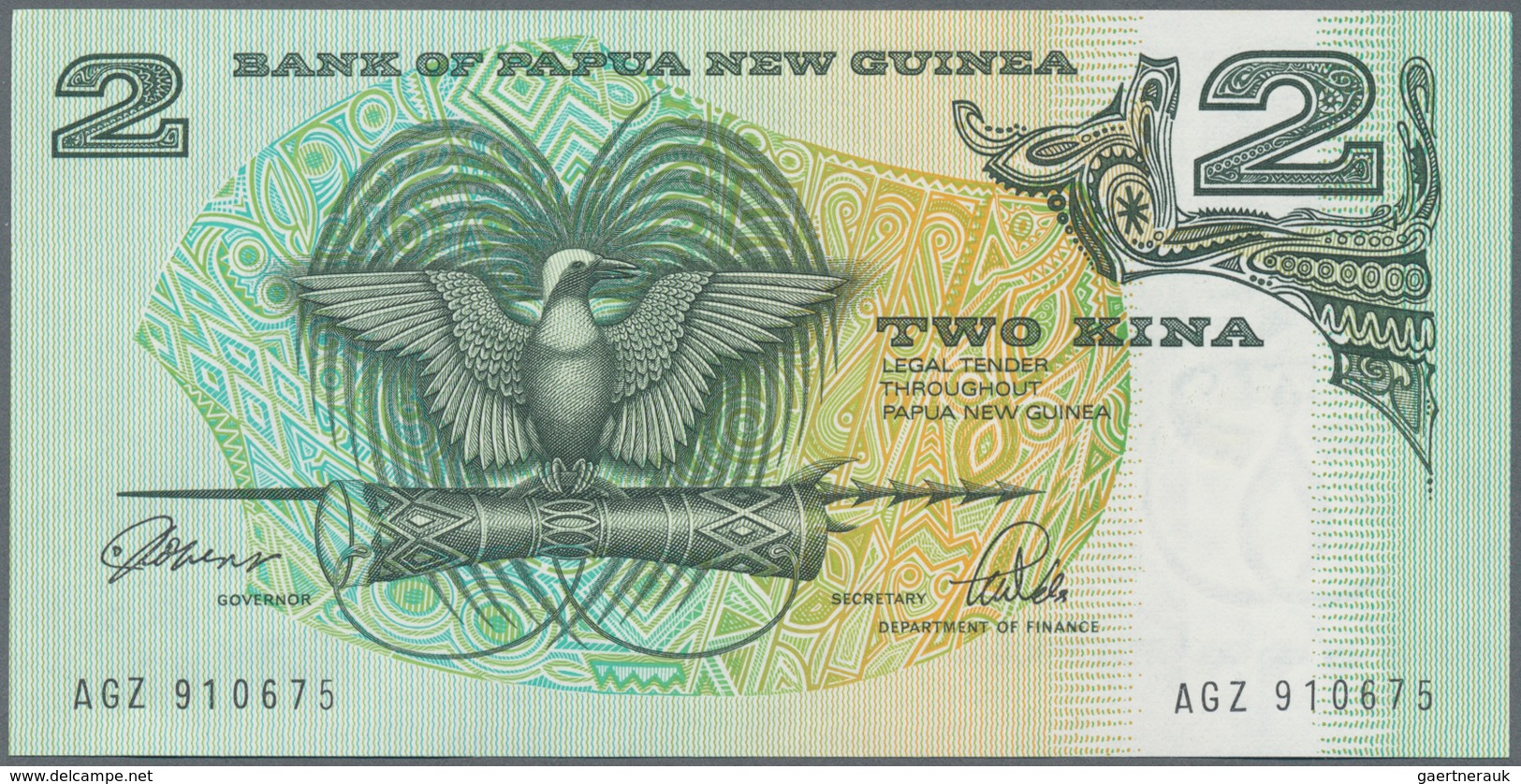 Papua New Guinea: Huge Lot With 1225 Banknotes Comprising 100x 2 Kina P.1, 100x 2 Kina P.5a, 110 Pcs - Papua Nueva Guinea