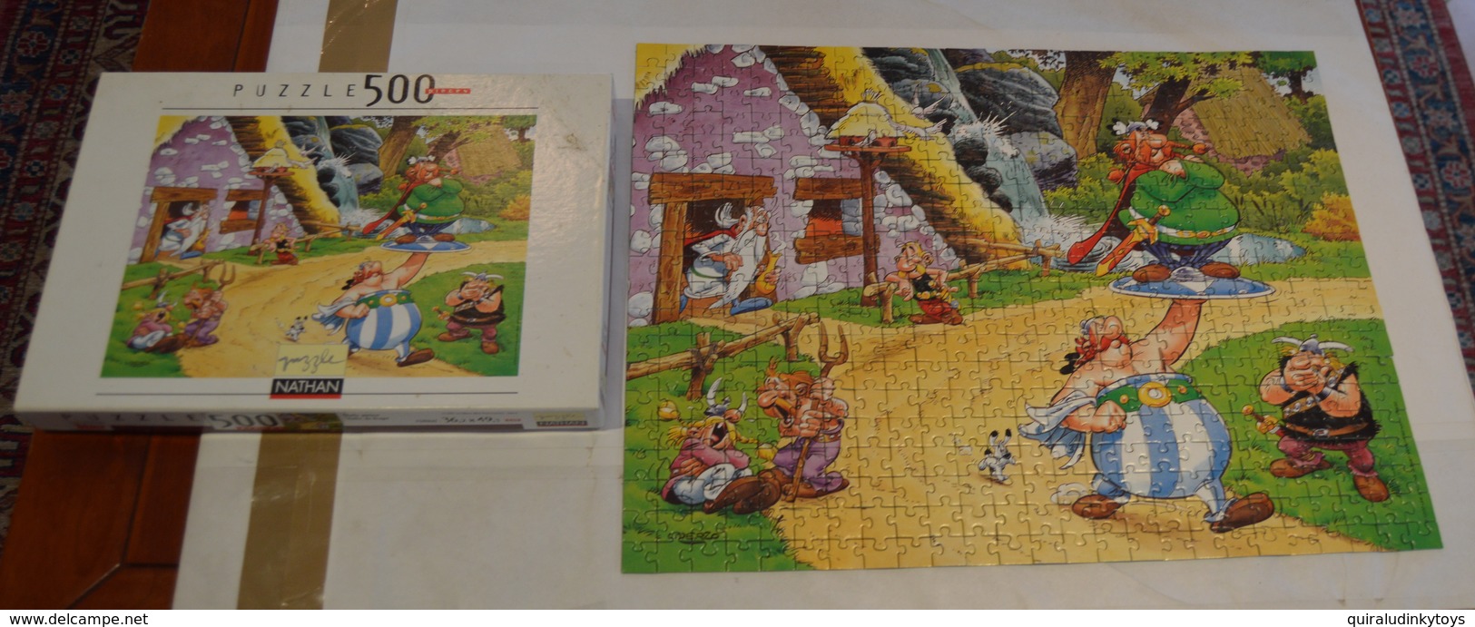 ASTERIX "OBELIX PORTEUR" Rare Puzzle NATHAN 500 Piéces 36,2X49,3complet Et En Bon état Voir Photo - Puzzels