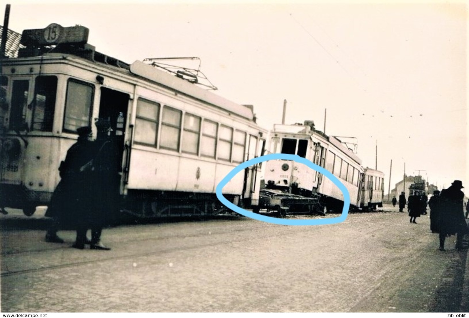 PHOTO ACCIDENT DE TRAM  REPRO - Tramways