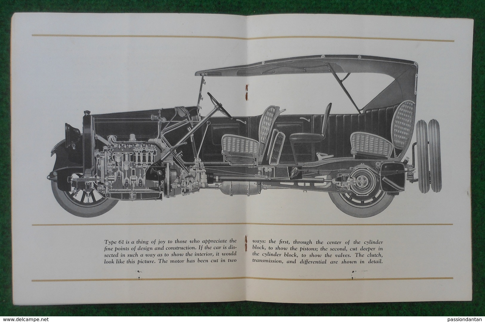 Brochure En Langue Anglaise - Automobile - Cadillac - Details Of Construction - Type 61 - Transports