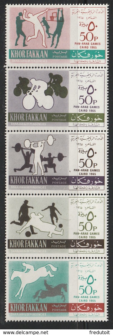 KHOR FAKKAN - N°33/7 ** (1965) Sports - Khor Fakkan