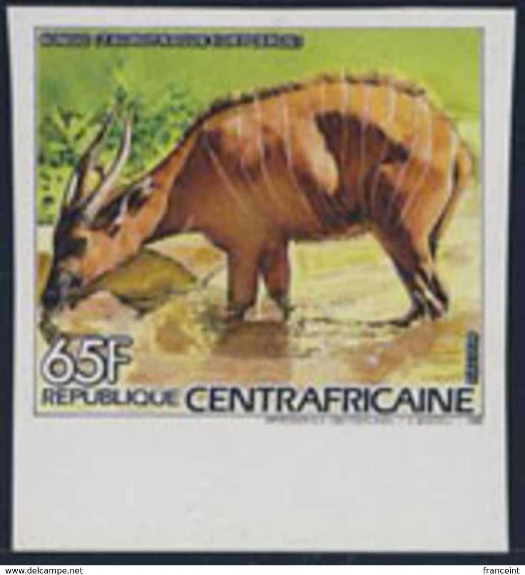 CENTRAL AFRICA (1986) Bongo. Imperforate. Scott No 825, Yvert No 736. - Centrafricaine (République)