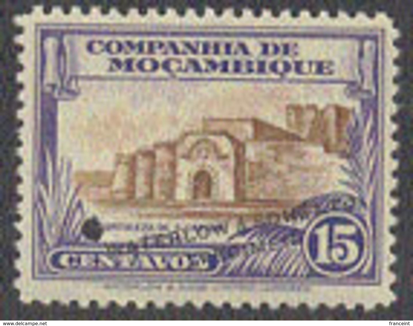 MOZAMBIQUE COMPANY (1937) St. Caetano Fortress. Proof In Unissued Colors Overprinted "Waterlow & Sons, Ltd - SPECIMEN" - Mosambik