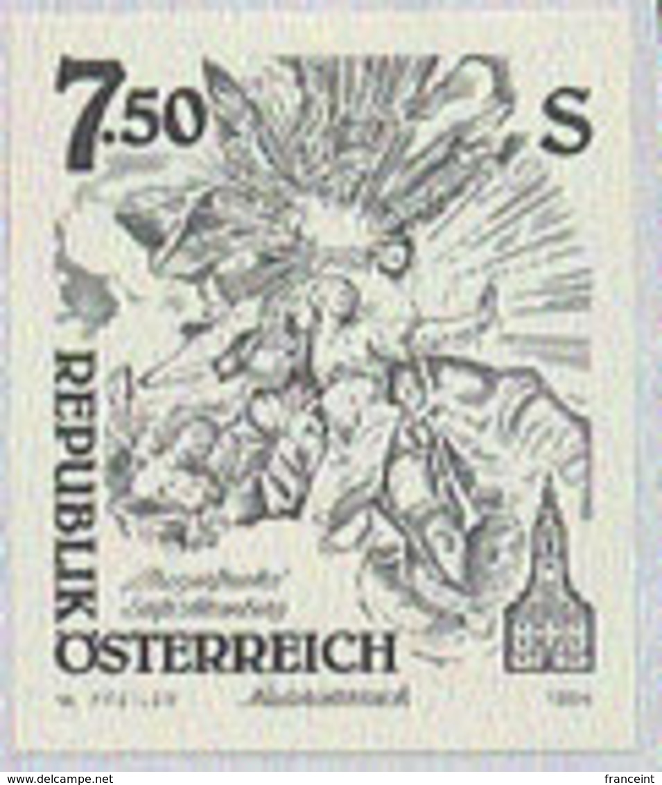 AUSTRIA (1994) Benedictine Abbey. Black Print. Scott No 1607, Yvert No 1953. - Proeven & Herdruk