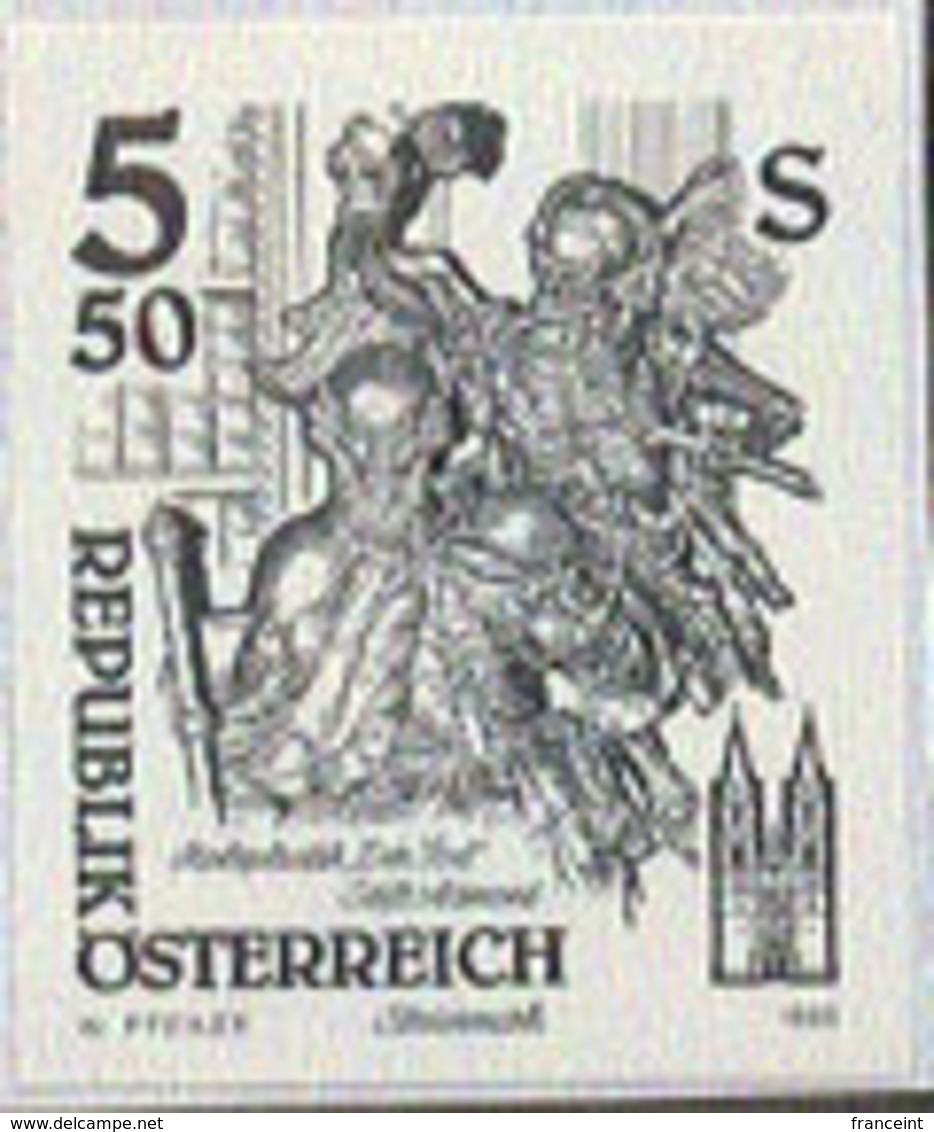 AUSTRIA (1993) Admont Monastery. Black Print. Scott No 1603, Yvert No 1924. - Proofs & Reprints