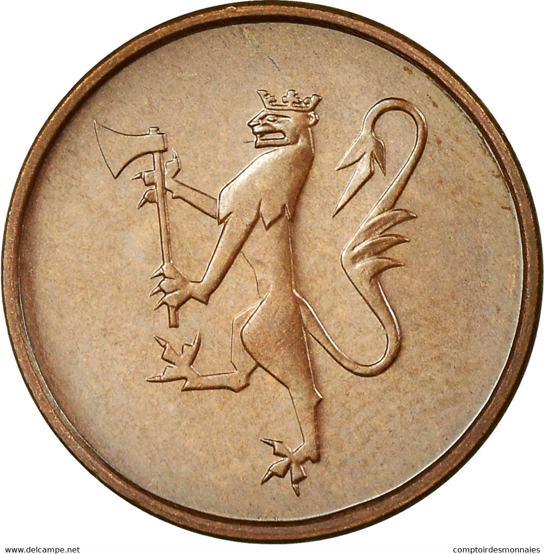 Monnaie, Norvège, Olav V, 5 Öre, 1974, SPL, Bronze, KM:415 - Noorwegen