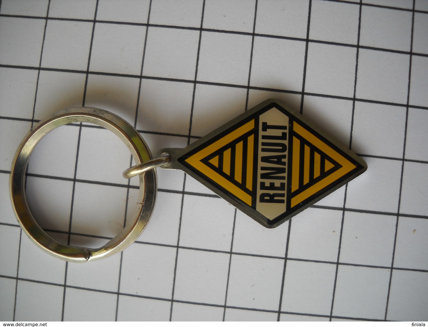 1411 Porte Clefs Clé  RENAULT Ancien Logo  ( Atlas) - Portachiavi