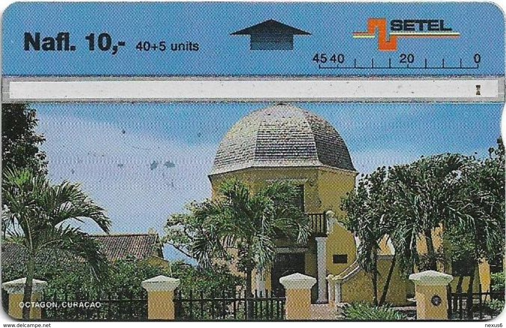 Curacao (Antilles Netherlands) - Setel - L&G - Octagon - 803B - 03.1998, Used - Antillen (Niederländische)