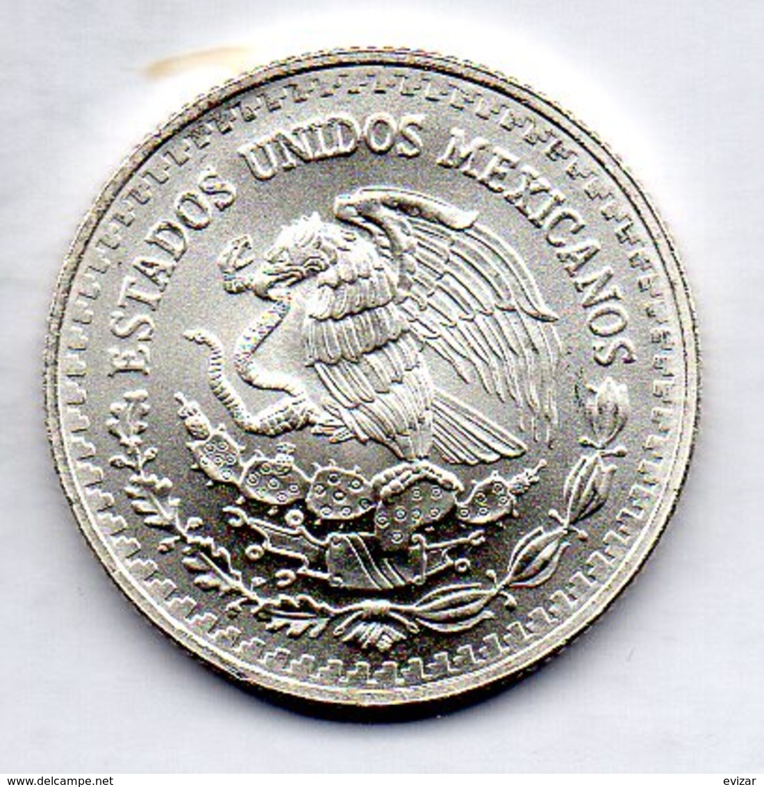 MEXICO, 1/2 Onza, Silver, Year 1991, KM #545 - México