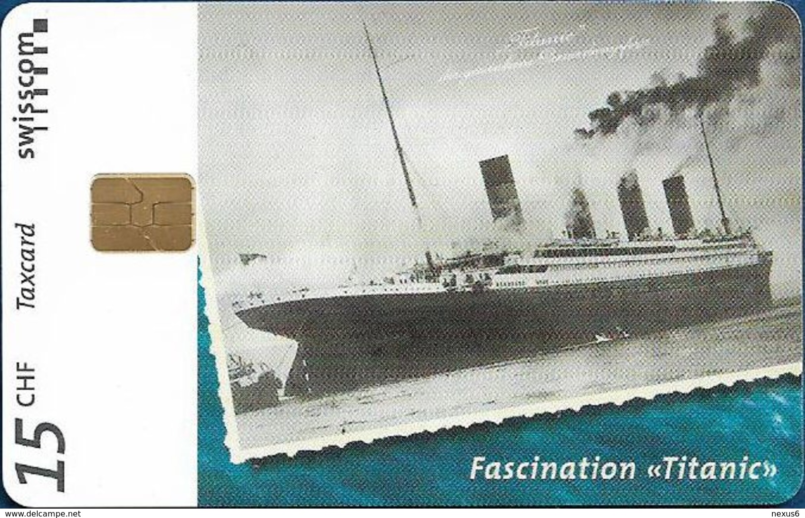 Switzerland - Swisscom (Chip) - V-Cards - Fascination Titanic - 12.1997, 15Fr, 9.000ex, Mint - Suiza