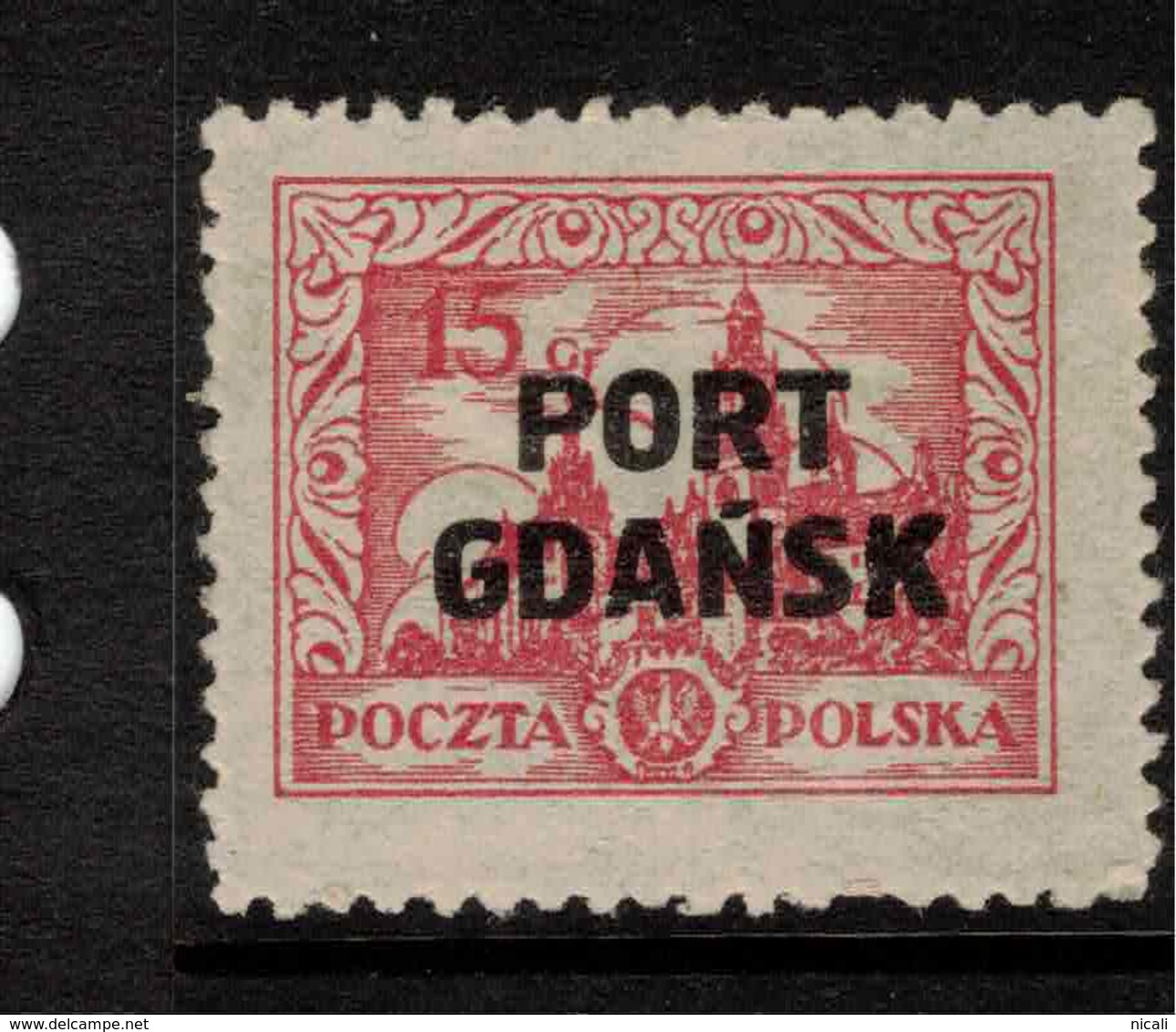 POLISH DANZIG 1926 15g Red SG R16 HM ZZ160 - Occupations