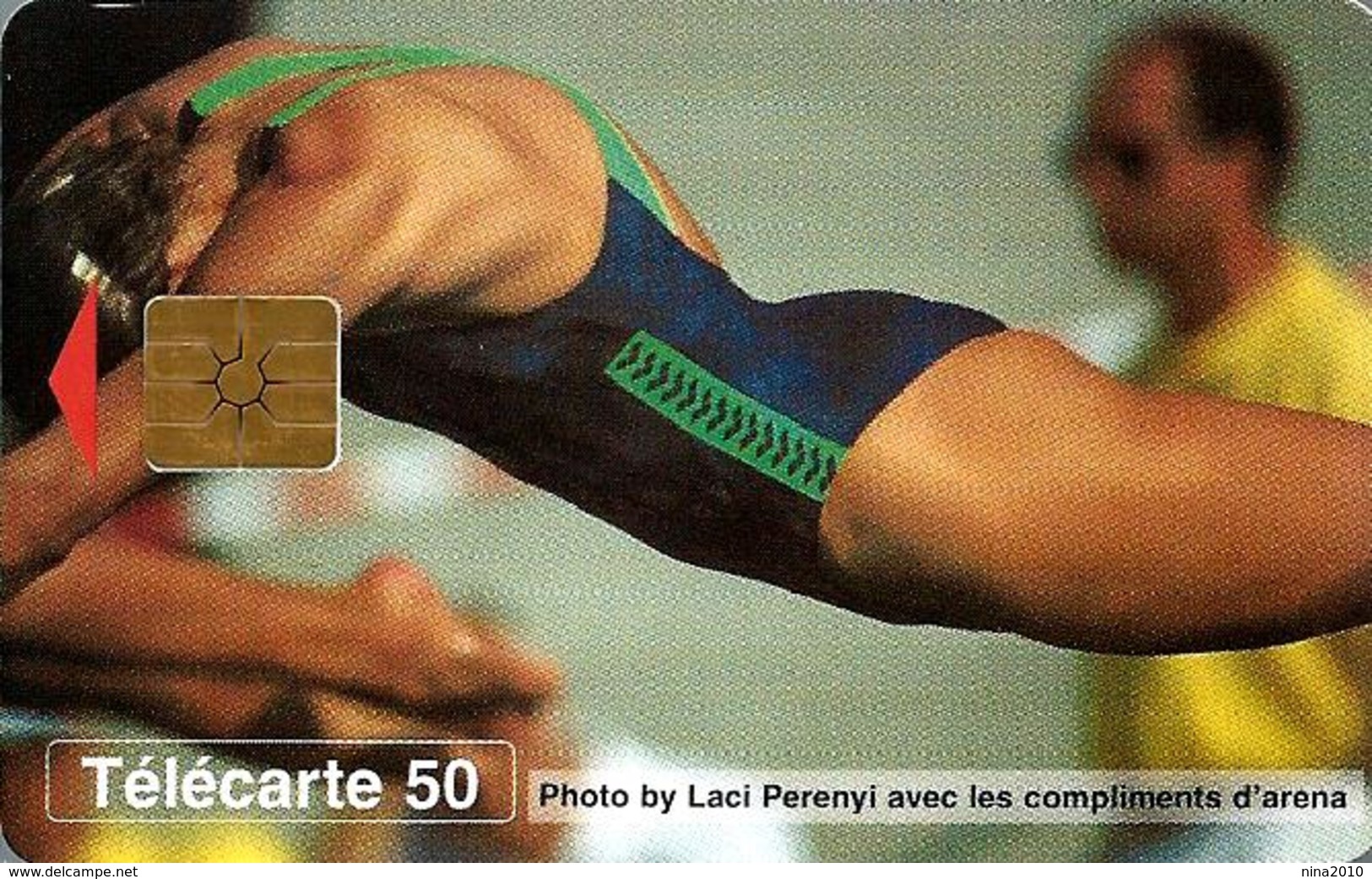 Télécarte Monaco - Natation /  50U - 52 000  Ex. - 05/96 - Monaco