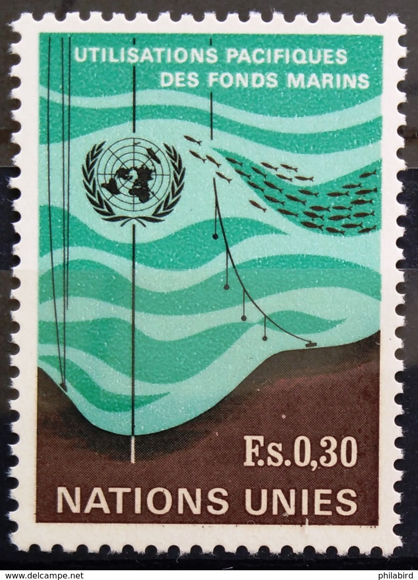 NATIONS-UNIS  GENEVE                  N° 15                      NEUF** - Unused Stamps