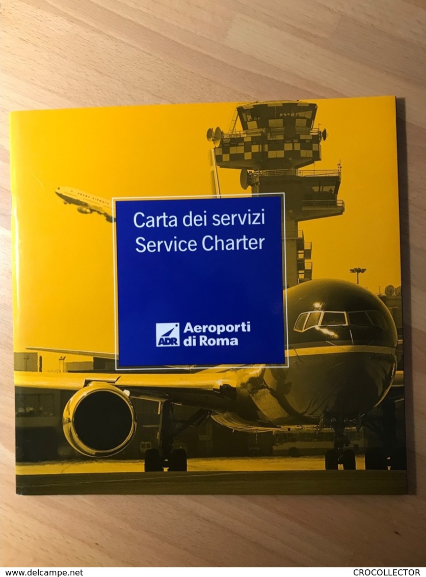 Carta Dei Servizi Service Charter Aeroporti Di Roma 1998 - Manuals