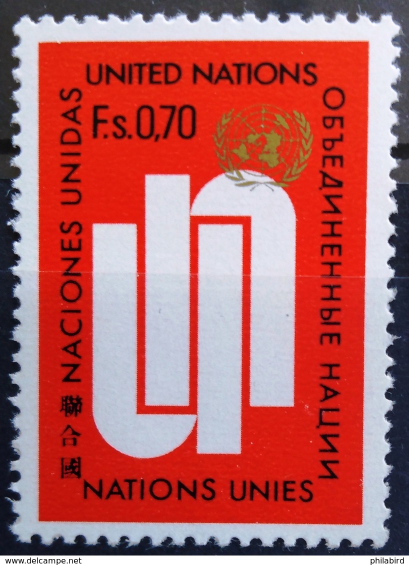 NATIONS-UNIS  GENEVE                  N° 7                      NEUF** - Unused Stamps