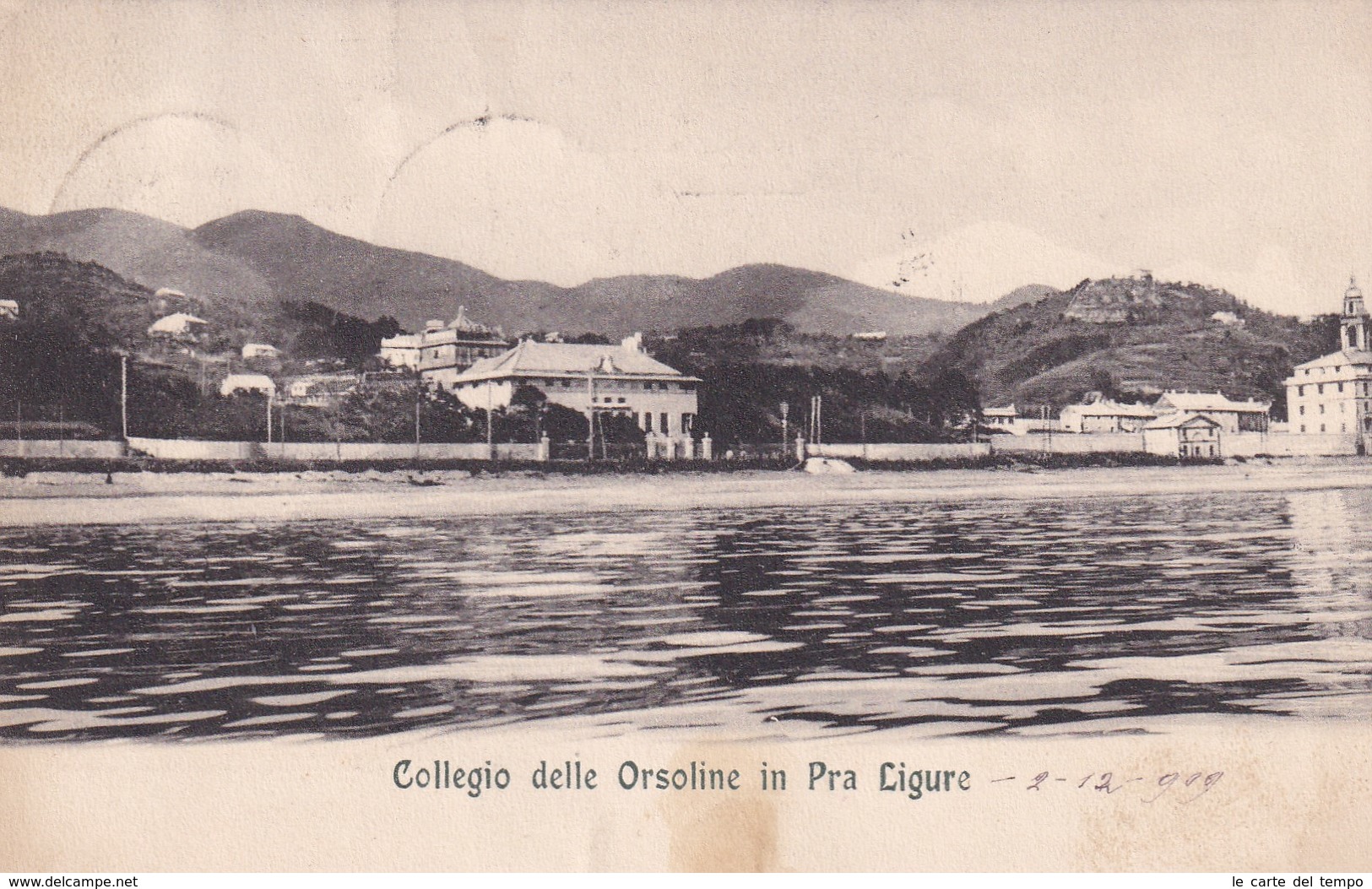 Cartolina Collegio Delle Orsoline In Pra' Ligure (Genova). 1909 - Genova