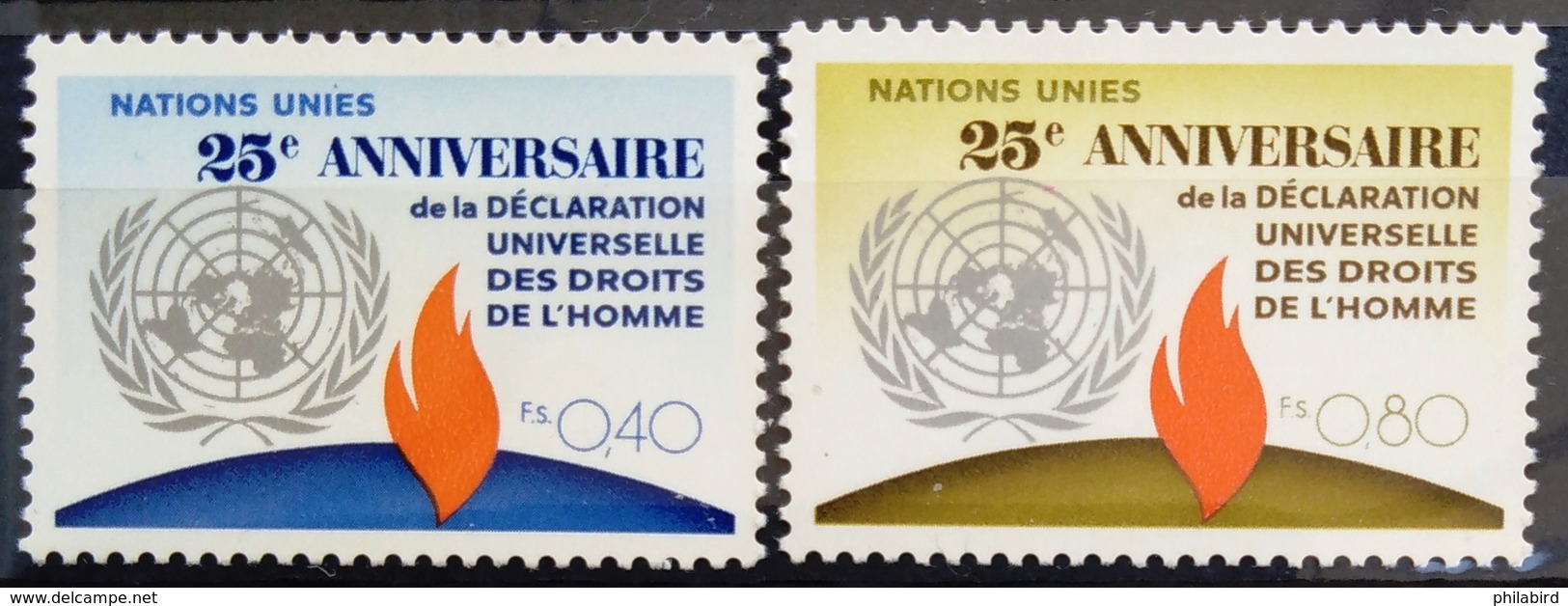 NATIONS-UNIS  GENEVE                  N° 35/36                      NEUF** - Ongebruikt