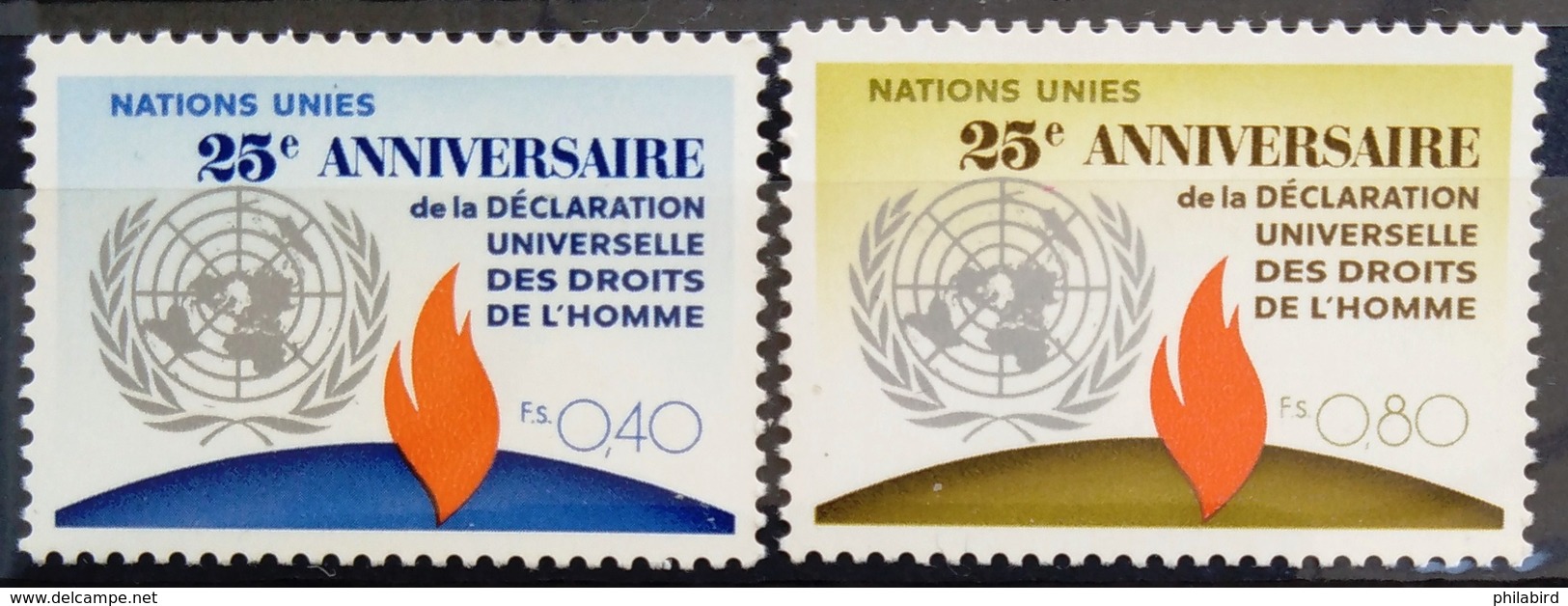 NATIONS-UNIS  GENEVE                  N° 35/36                      NEUF** - Ungebraucht