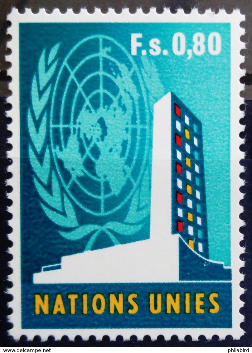 NATIONS-UNIS  GENEVE                  N° 9                      NEUF** - Neufs