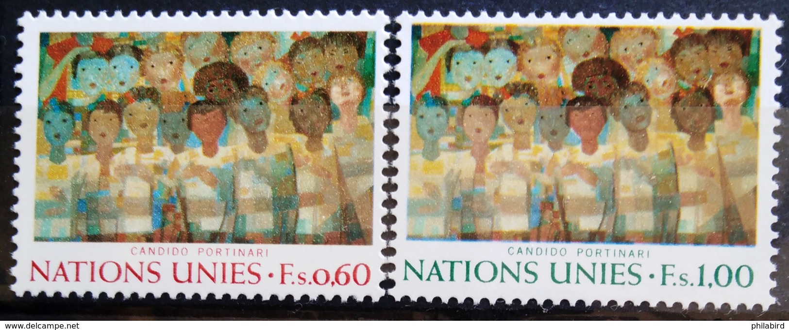 NATIONS-UNIS  GENEVE                  N° 41/42                      NEUF** - Unused Stamps