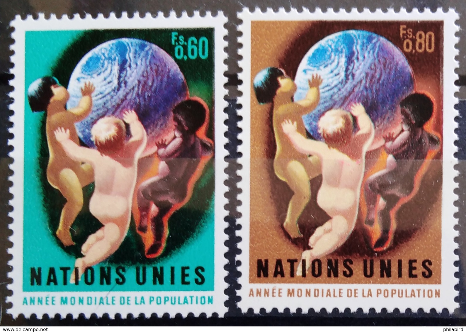 NATIONS-UNIS  GENEVE                  N° 43/44                      NEUF** - Ungebraucht