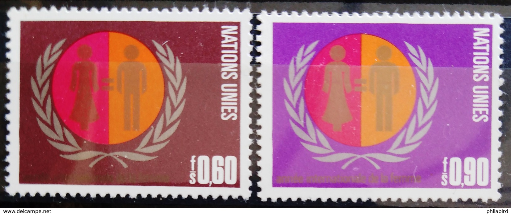 NATIONS-UNIS  GENEVE                  N° 48/49                      NEUF** - Unused Stamps