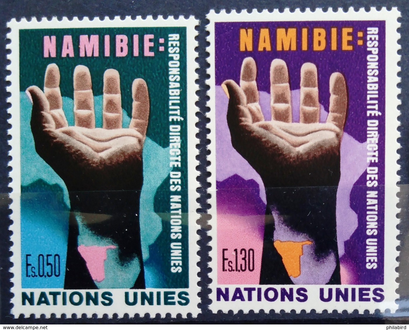 NATIONS-UNIS  GENEVE                  N° 52/53                      NEUF** - Unused Stamps