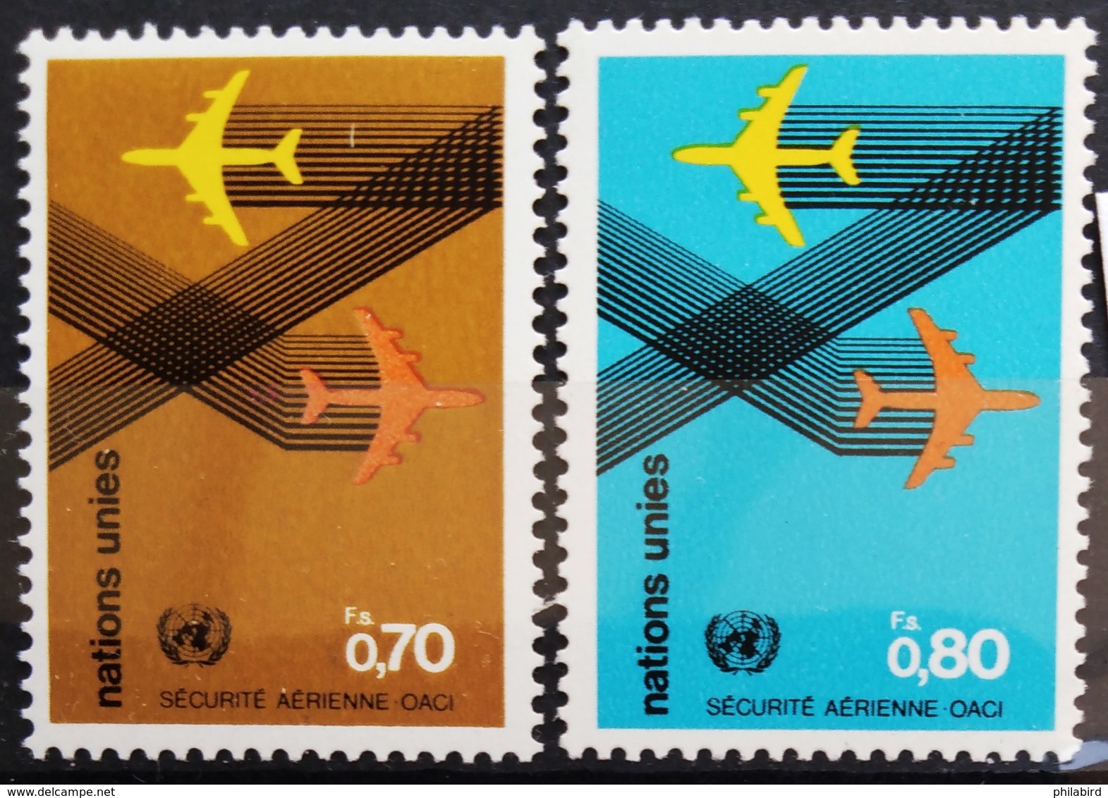 NATIONS-UNIS  GENEVE                  N° 76/77                      NEUF** - Nuevos