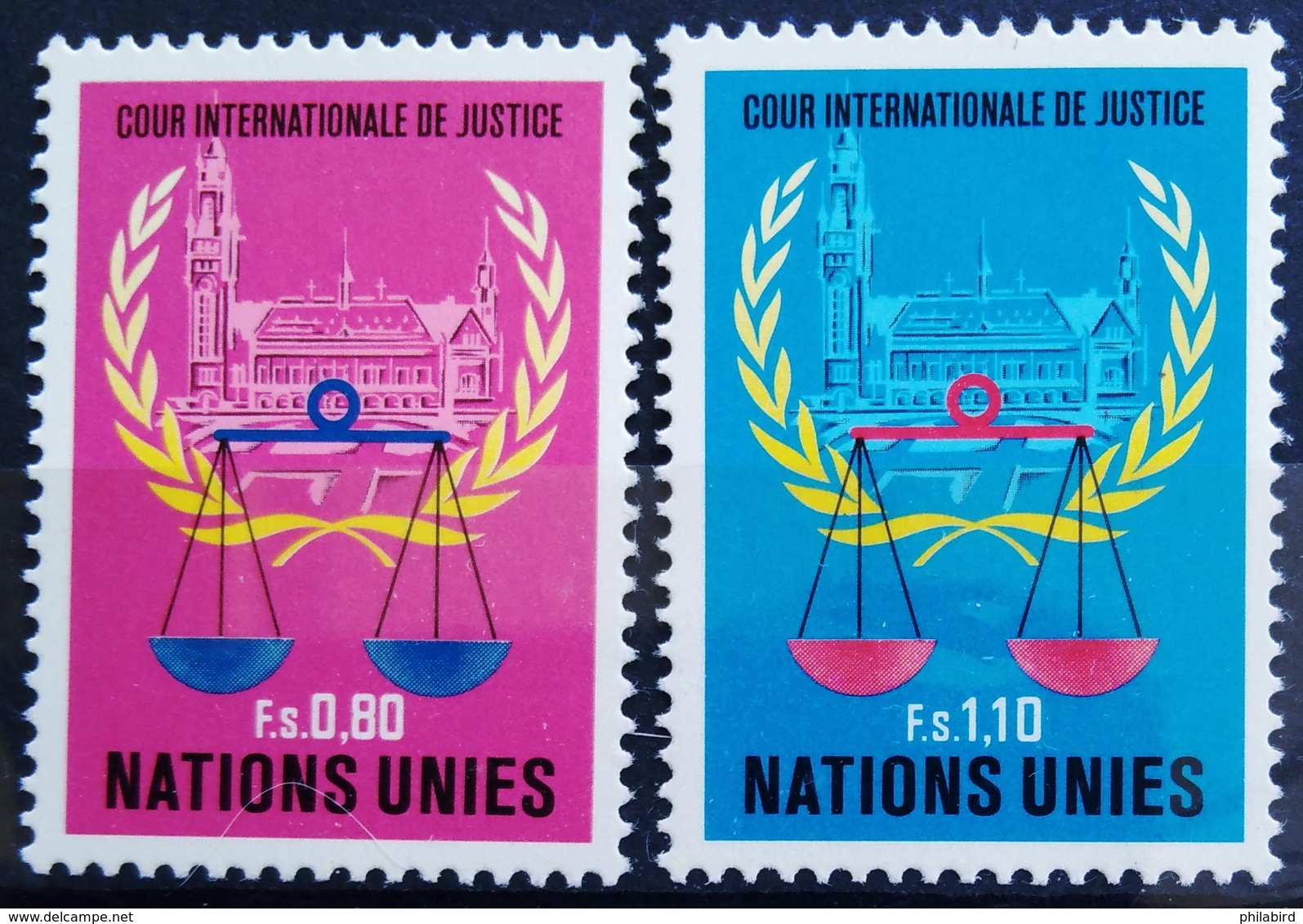NATIONS-UNIS  GENEVE                  N° 86/87                      NEUF** - Nuovi