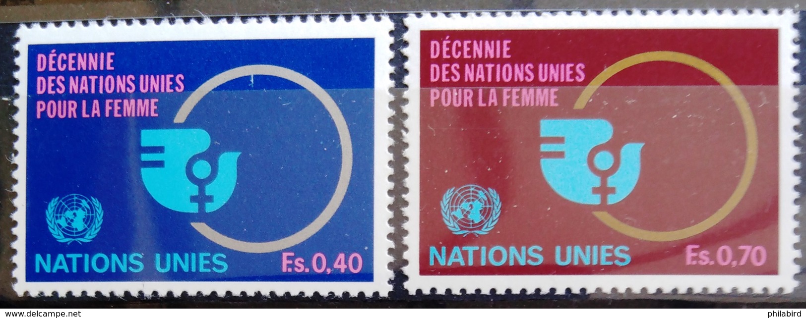 NATIONS-UNIS  GENEVE                  N° 89/90                      NEUF** - Ungebraucht