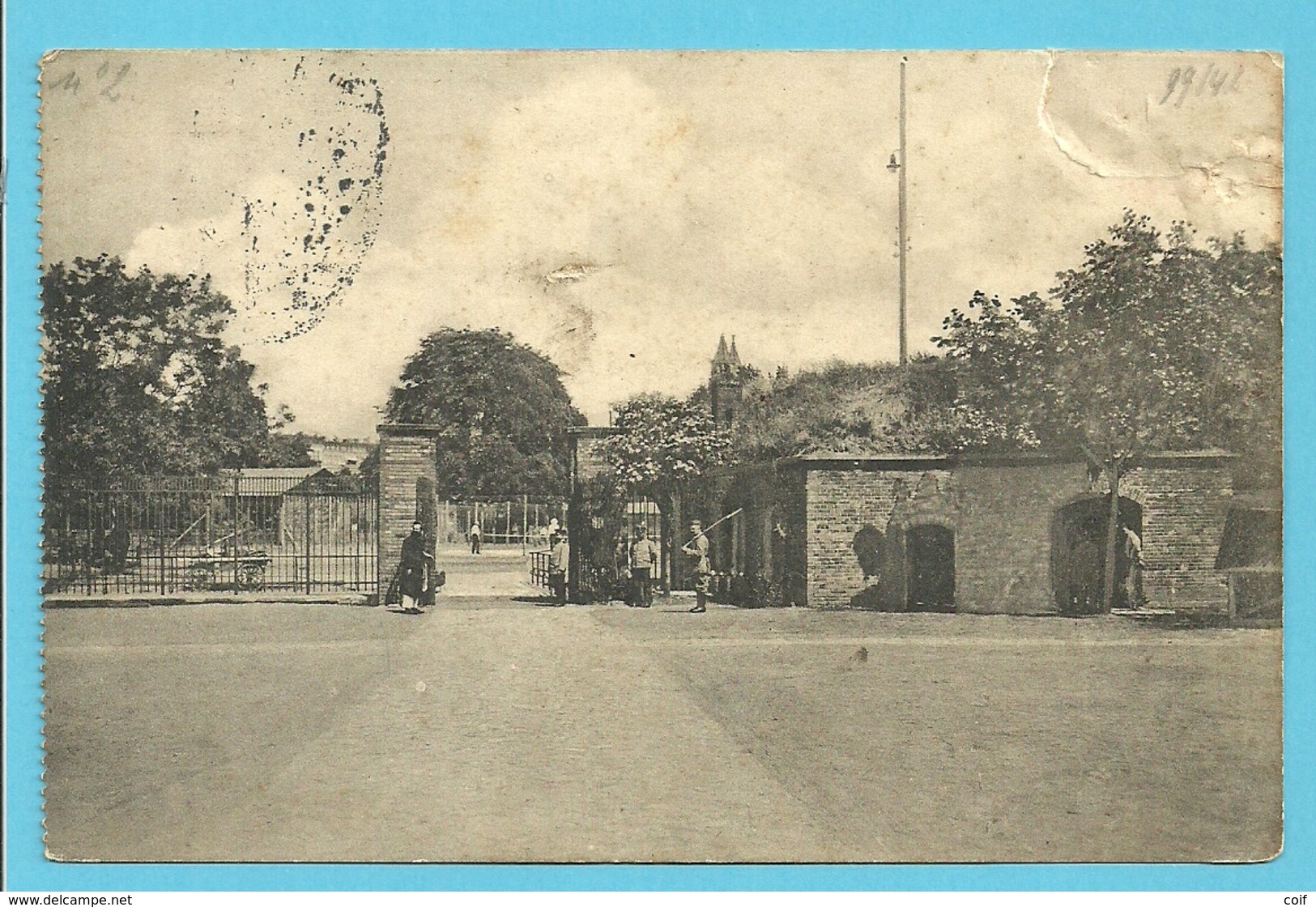 KRIEGSGEFANGENENSENDUNG Stempel MAGDEBURG 3/5/16 Naar BERCHEM-ST-AGATHE (BRUXELLES) - Kriegsgefangenschaft