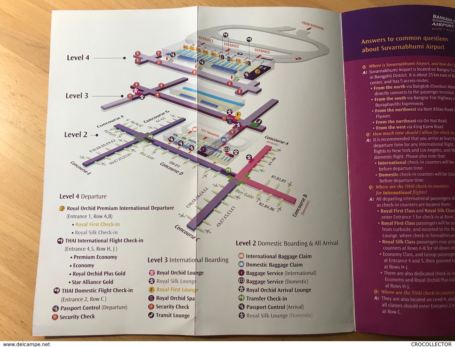 THAI AIRWAYS Bangkok Suvarnabhumi Airport The World's Newest Crossroads - Manuals