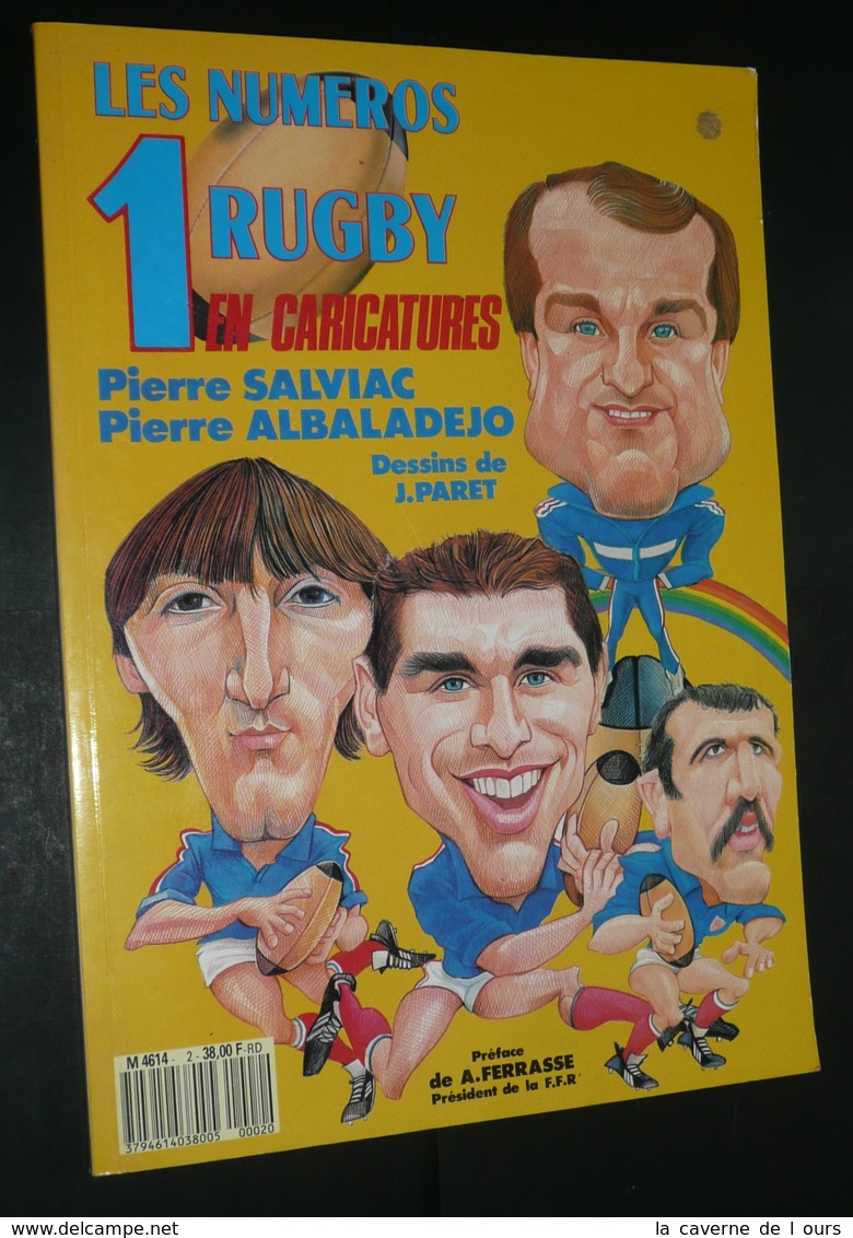 Rare Livre Illustré Par Paret De Caricatures Les Numéros 1 Du Rugby Salviac 1987 - Rugby
