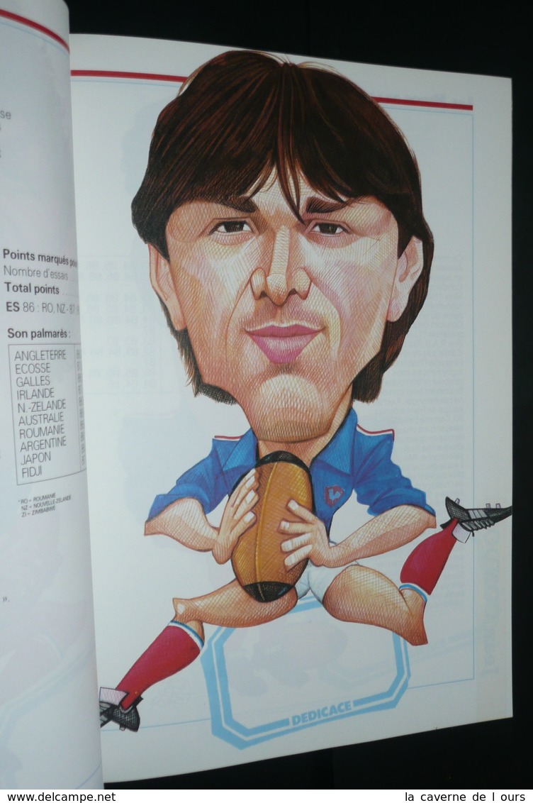 Rare Livre Illustré Par Paret De Caricatures Les Numéros 1 Du Rugby Salviac 1987 - Rugby