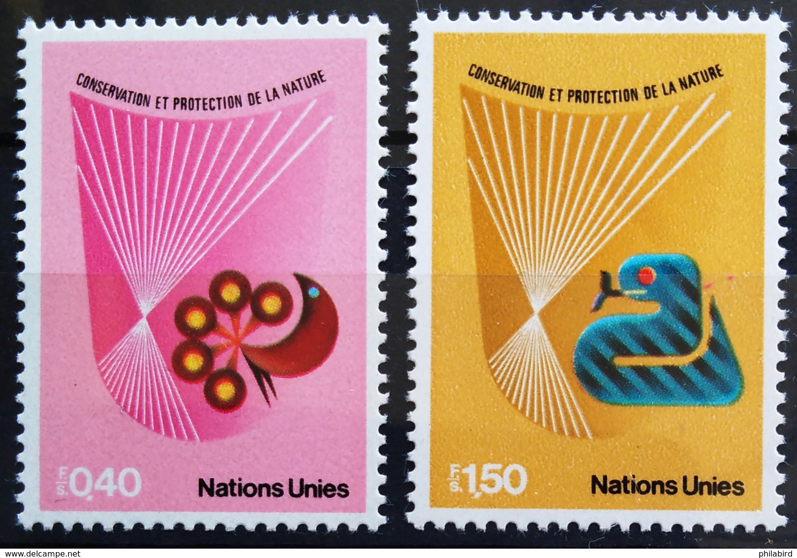 NATIONS-UNIS  GENEVE                  N° 109/110                      NEUF** - Unused Stamps