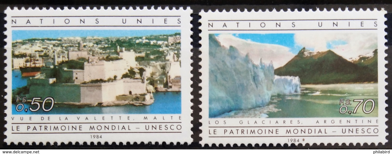 NATIONS-UNIS  GENEVE                  N° 122/123                      NEUF** - Unused Stamps