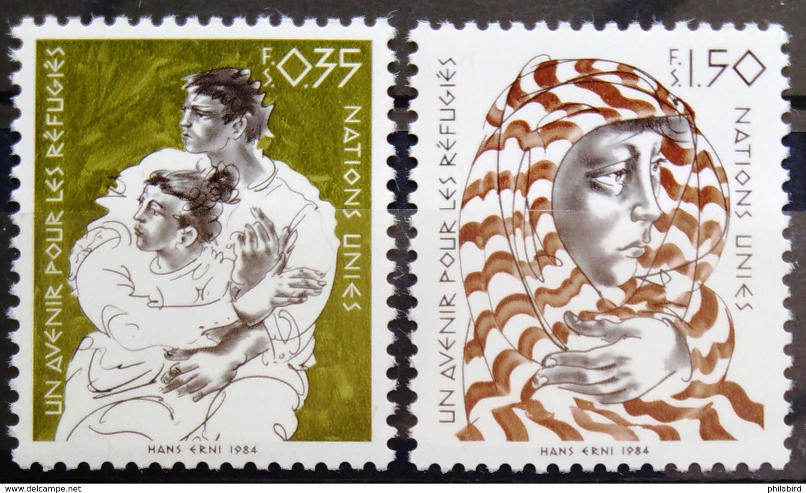 NATIONS-UNIS  GENEVE                  N° 124/125                      NEUF** - Nuevos