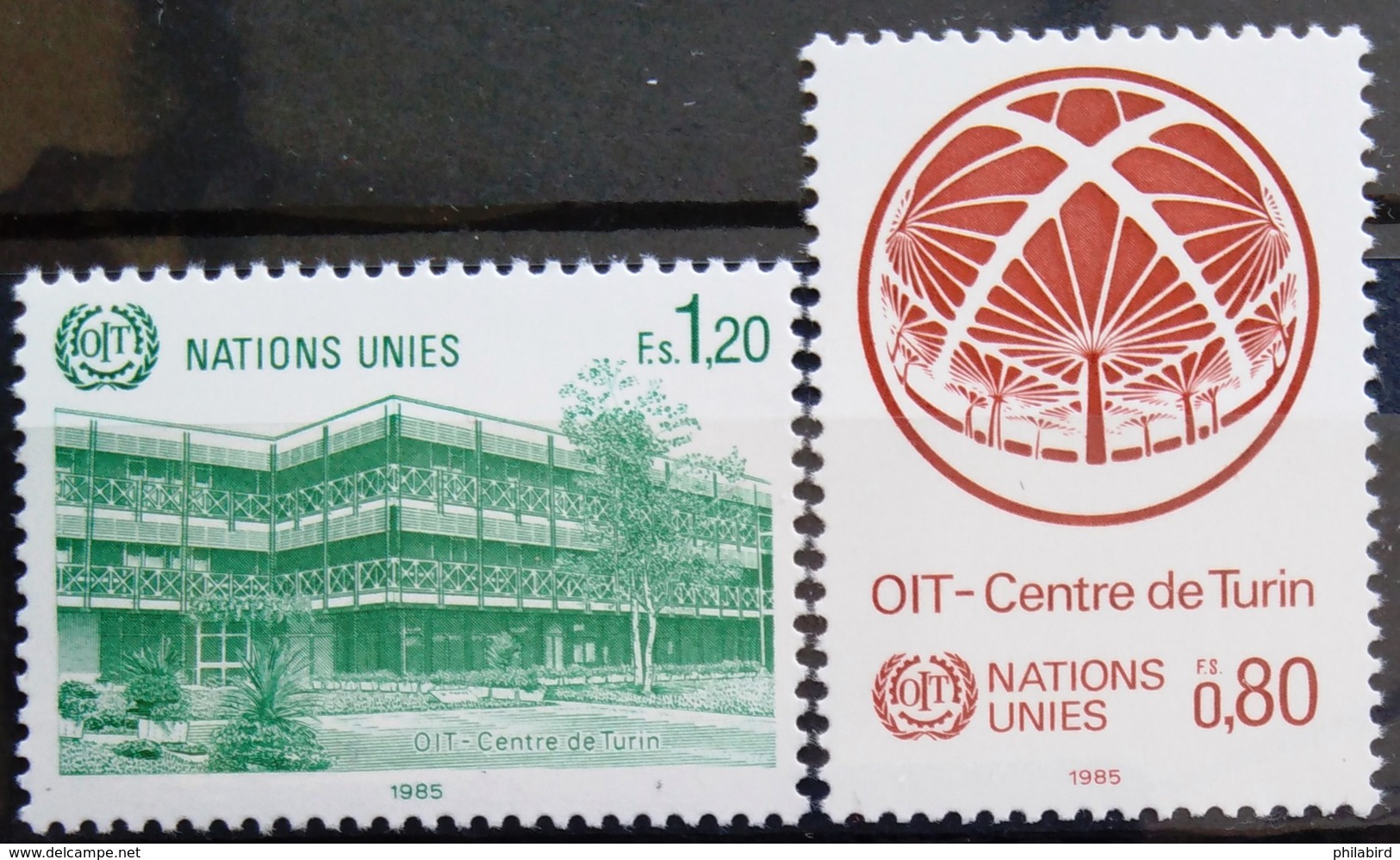 NATIONS-UNIS  GENEVE                  N° 127/128                      NEUF** - Unused Stamps