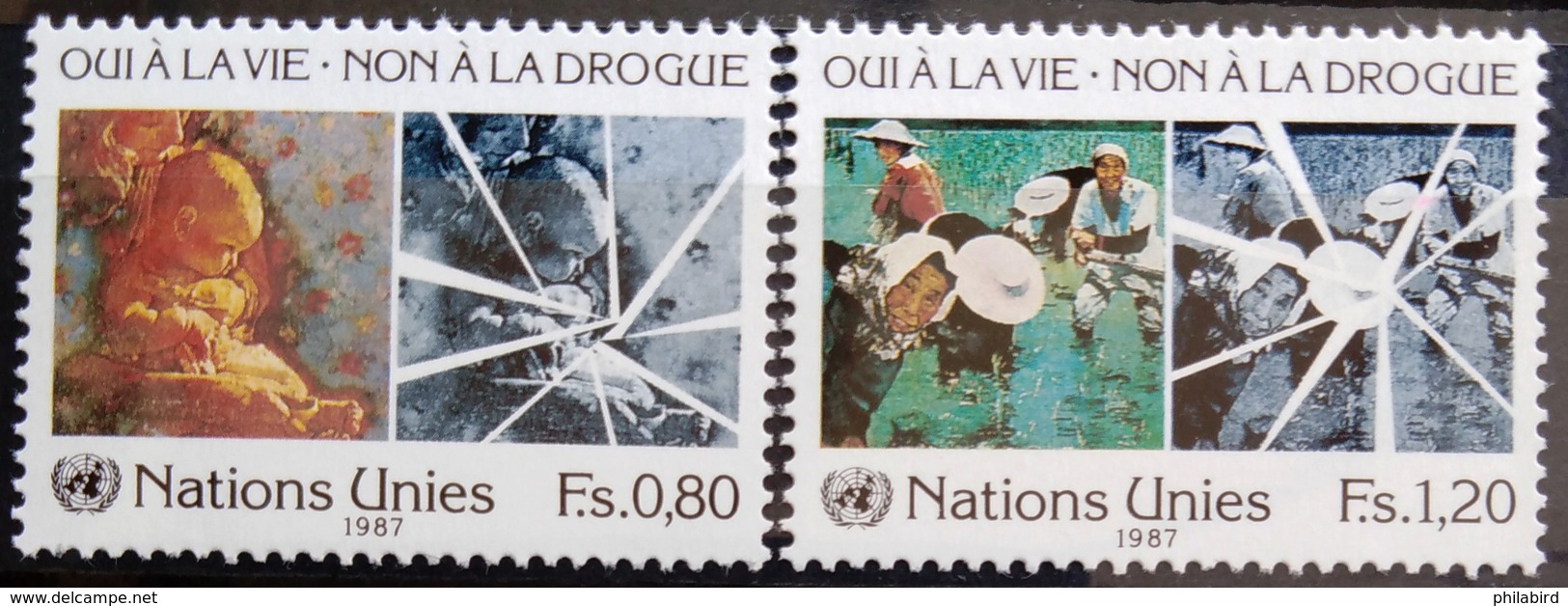 NATIONS-UNIS  GENEVE                  N° 156/157                      NEUF** - Nuovi